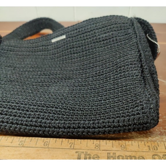 The Sak Black Crochet Shoulder Bag Original Sustainable Indio - Picture 5 of 14